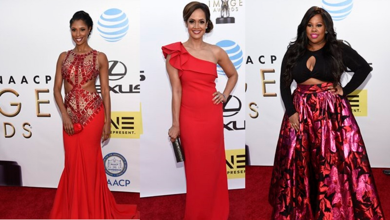 Illustration for article titled Elegant White Gowns, Pastels, and Embellishment at the NAACP Image Awards